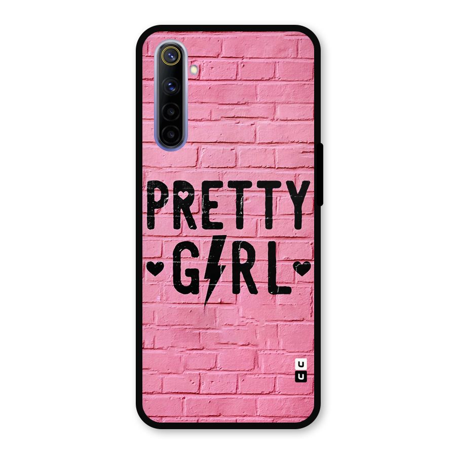 Pretty Girl Wall Metal Back Case for Realme 6i