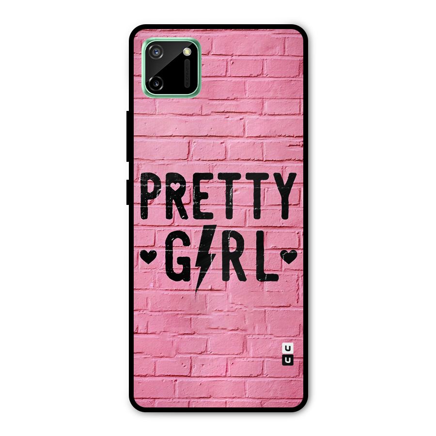 Pretty Girl Wall Metal Back Case for Realme C11