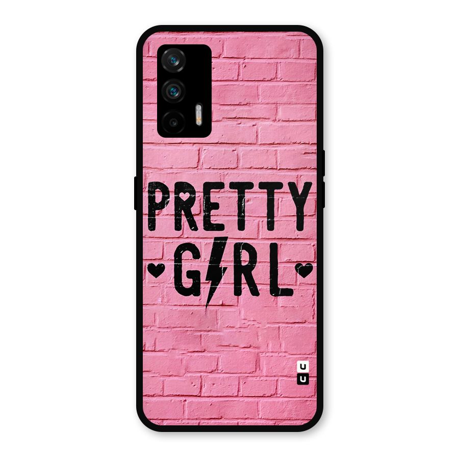 Pretty Girl Wall Metal Back Case for Realme GT 5G