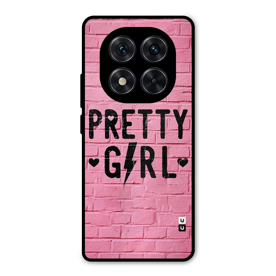 Pretty Girl Wall Metal Back Case for Redmi Note 14 Pro 5G
