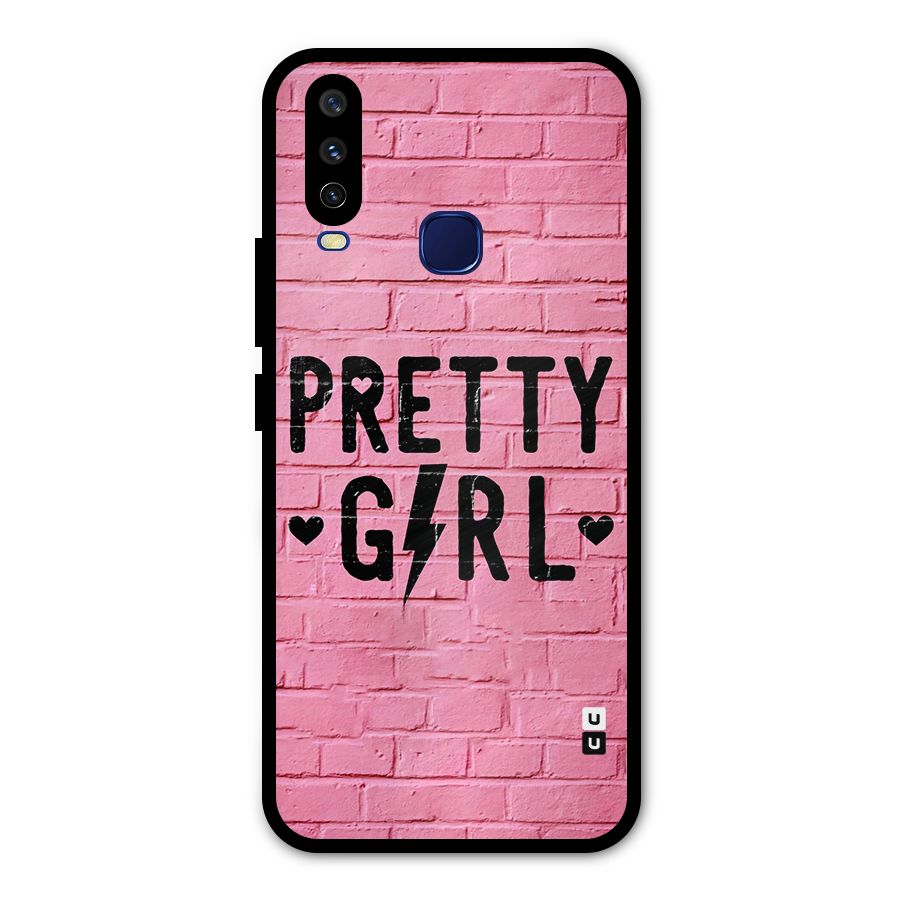 Pretty Girl Wall Metal Back Case for Vivo U10