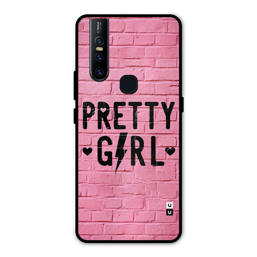 Pretty Girl Wall Metal Back Case for Vivo V15