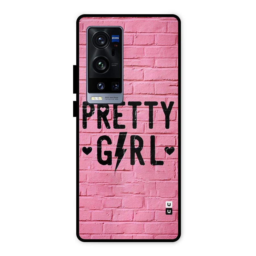 Pretty Girl Wall Metal Back Case for Vivo X60 Pro Plus