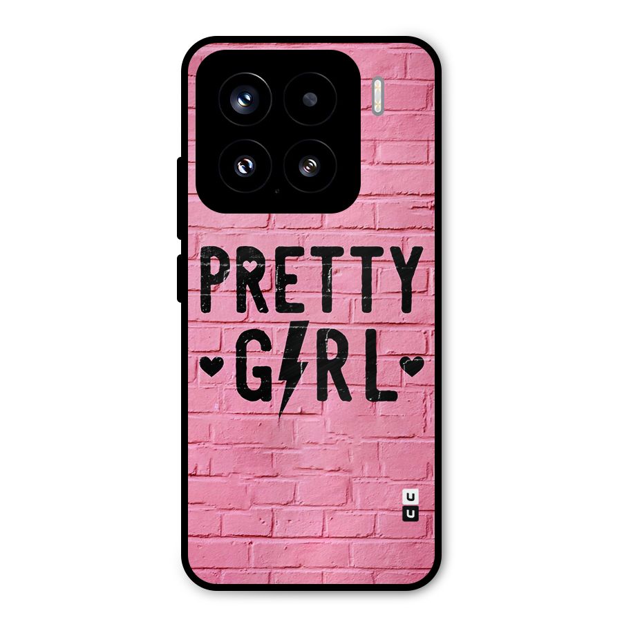 Pretty Girl Wall Metal Back Case for Xiaomi 15