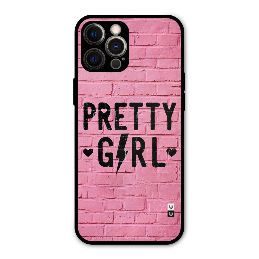 Pretty Girl Wall Metal Back Case for iPhone 12 Pro Max