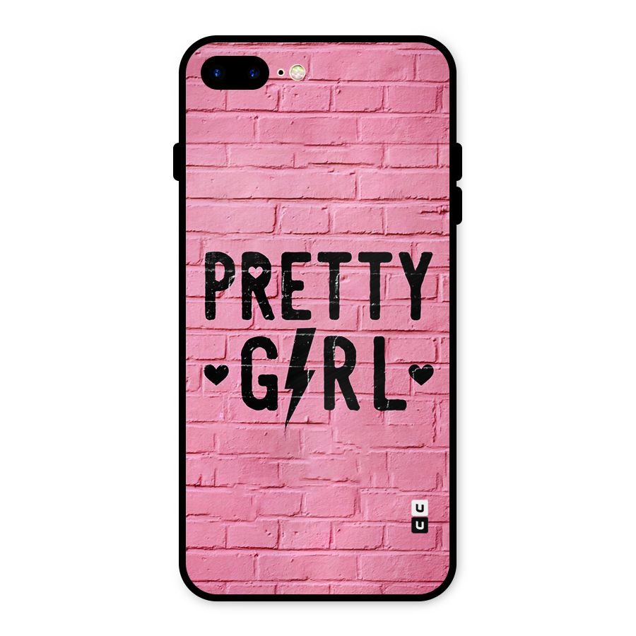 Pretty Girl Wall Metal Back Case for iPhone 7 Plus