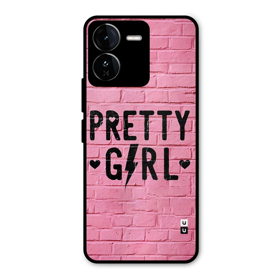 Pretty Girl Wall Metal Back Case for iQOO Z9