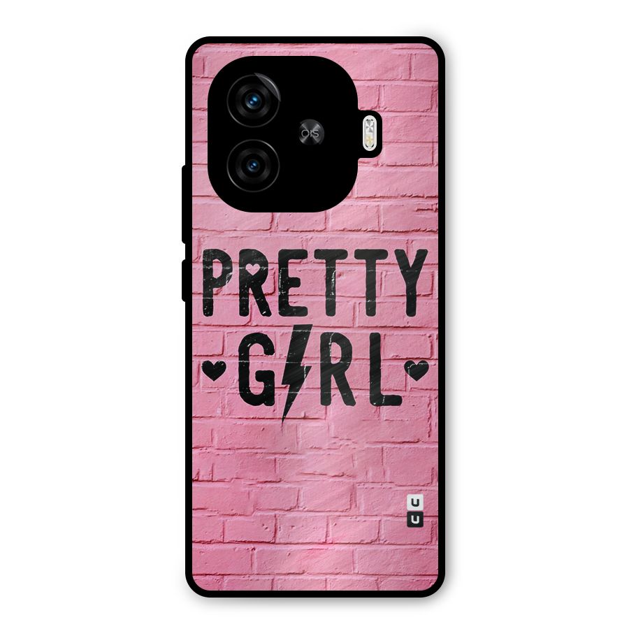 Pretty Girl Wall Metal Back Case for iQOO Z9 Turbo