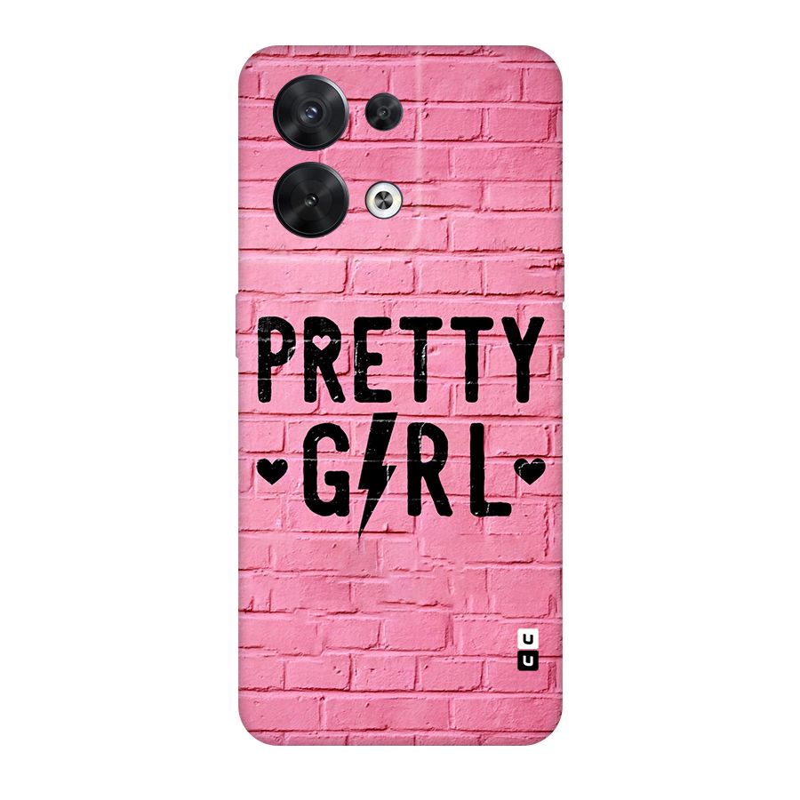 Pretty Girl Wall Original Polycarbonate Back Case for Oppo Reno8 5G