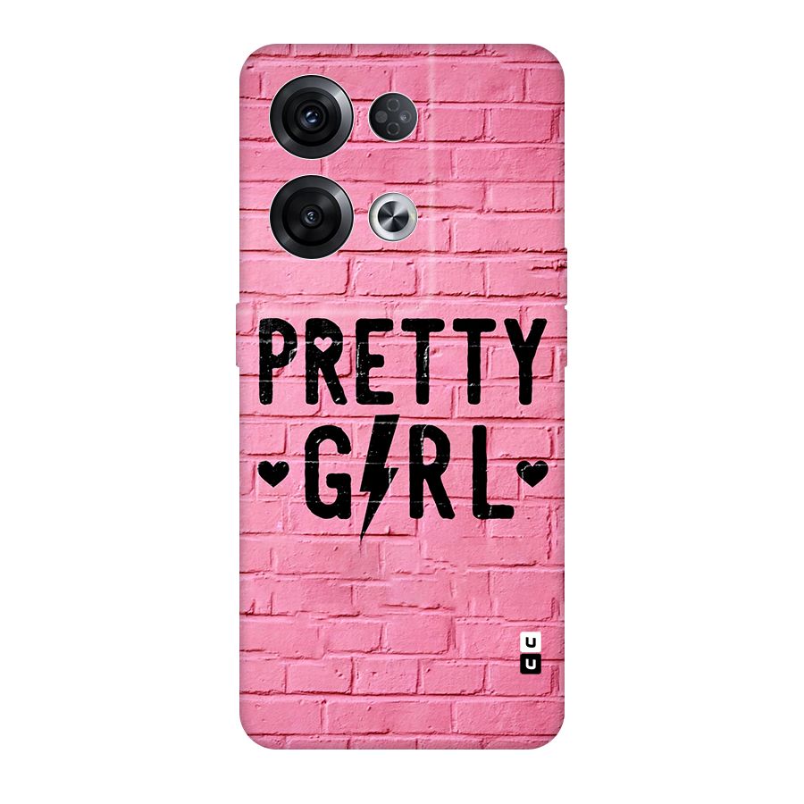 Pretty Girl Wall Original Polycarbonate Back Case for Oppo Reno8 Pro 5G