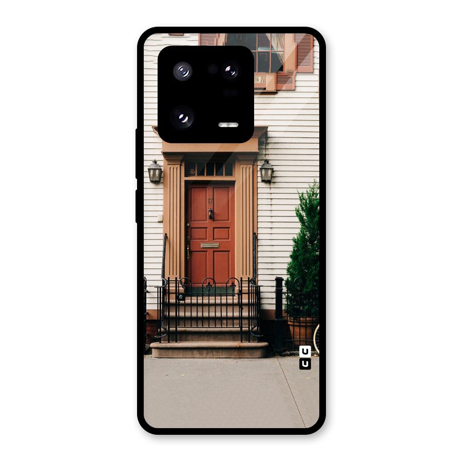 Pretty Orange Door Glass Back Case for Xiaomi 13 Pro