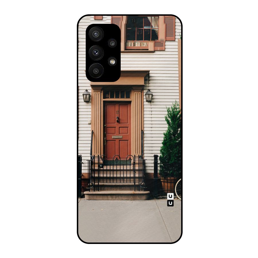 Pretty Orange Door Metal Back Case for Galaxy A23