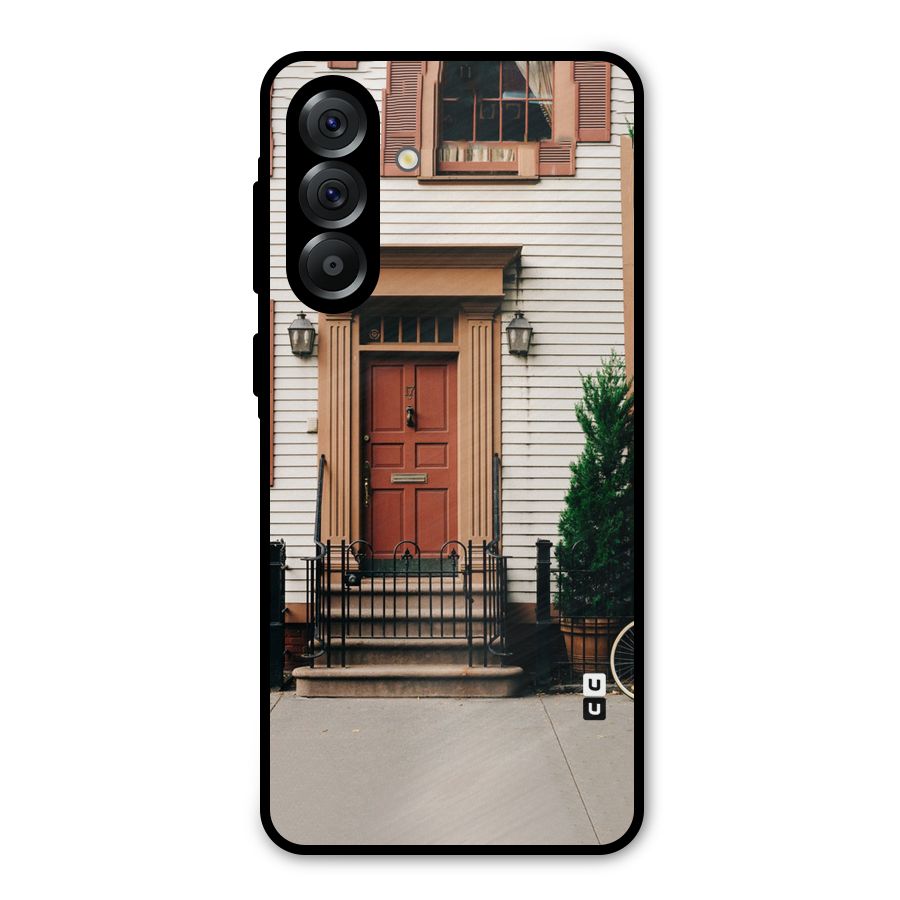 Pretty Orange Door Metal Back Case for Galaxy A56