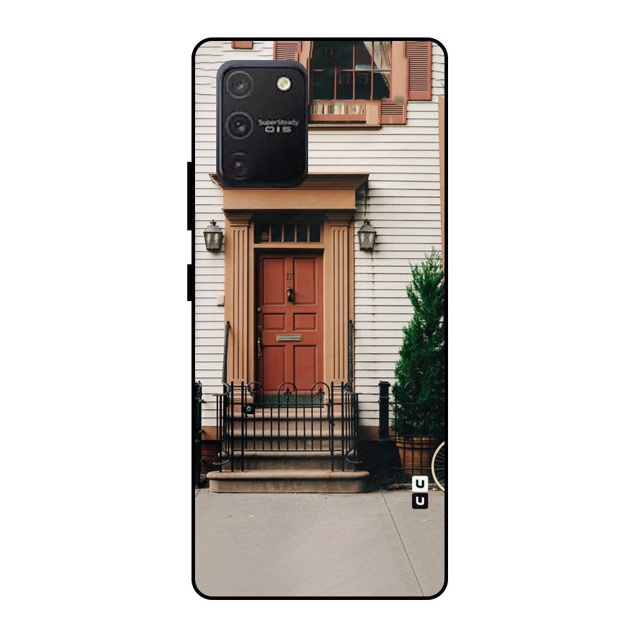 Pretty Orange Door Metal Back Case for Galaxy S10 Lite