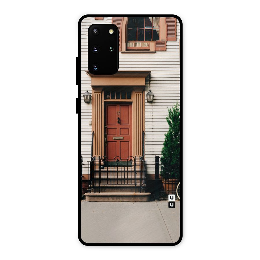 Pretty Orange Door Metal Back Case for Galaxy S20 Plus
