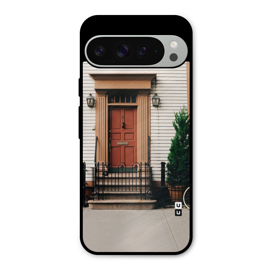 Pretty Orange Door Metal Back Case for Google Pixel 9 Pro XL