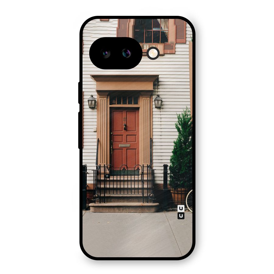 Pretty Orange Door Metal Back Case for Google Pixel 9a