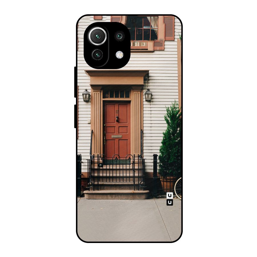 Pretty Orange Door Metal Back Case for Mi 11 Lite NE 5G