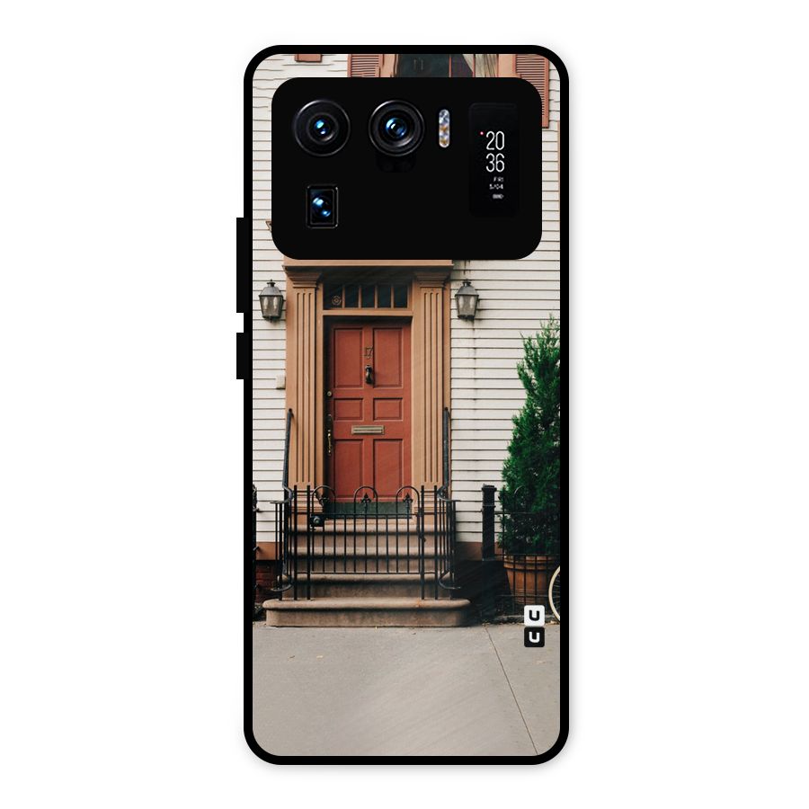 Pretty Orange Door Metal Back Case for Mi 11 Ultra