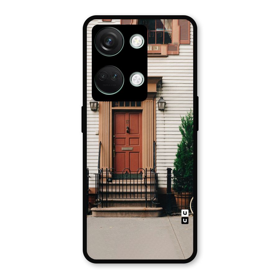 Pretty Orange Door Metal Back Case for OnePlus Nord 3