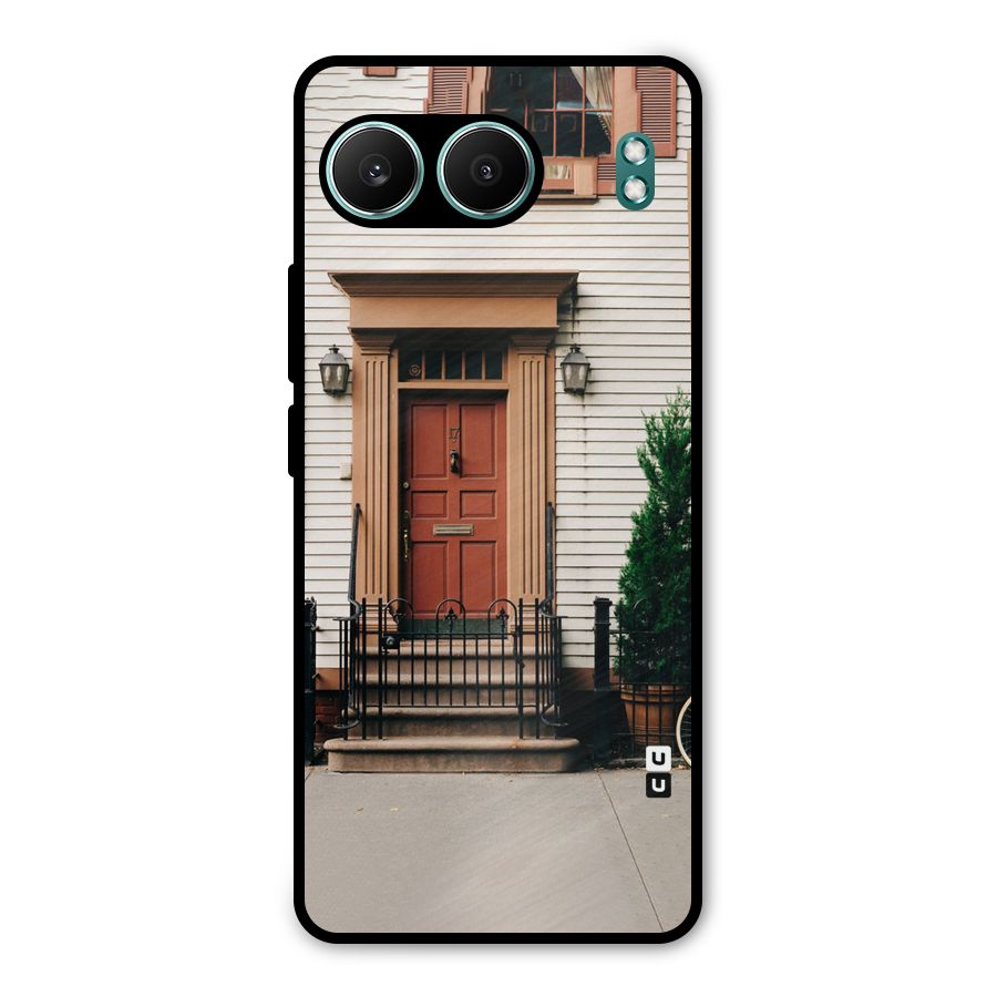 Pretty Orange Door Metal Back Case for OnePlus Nord 4