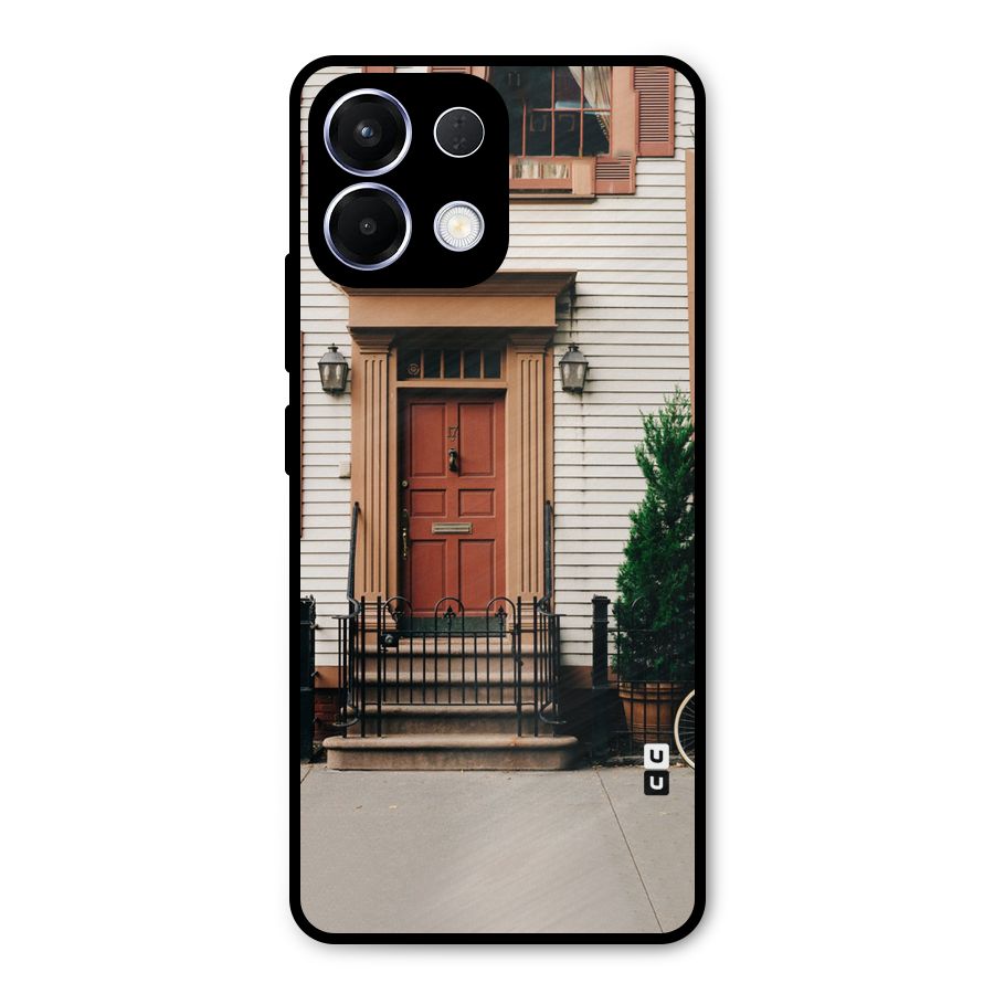 Pretty Orange Door Metal Back Case for Oppo K13