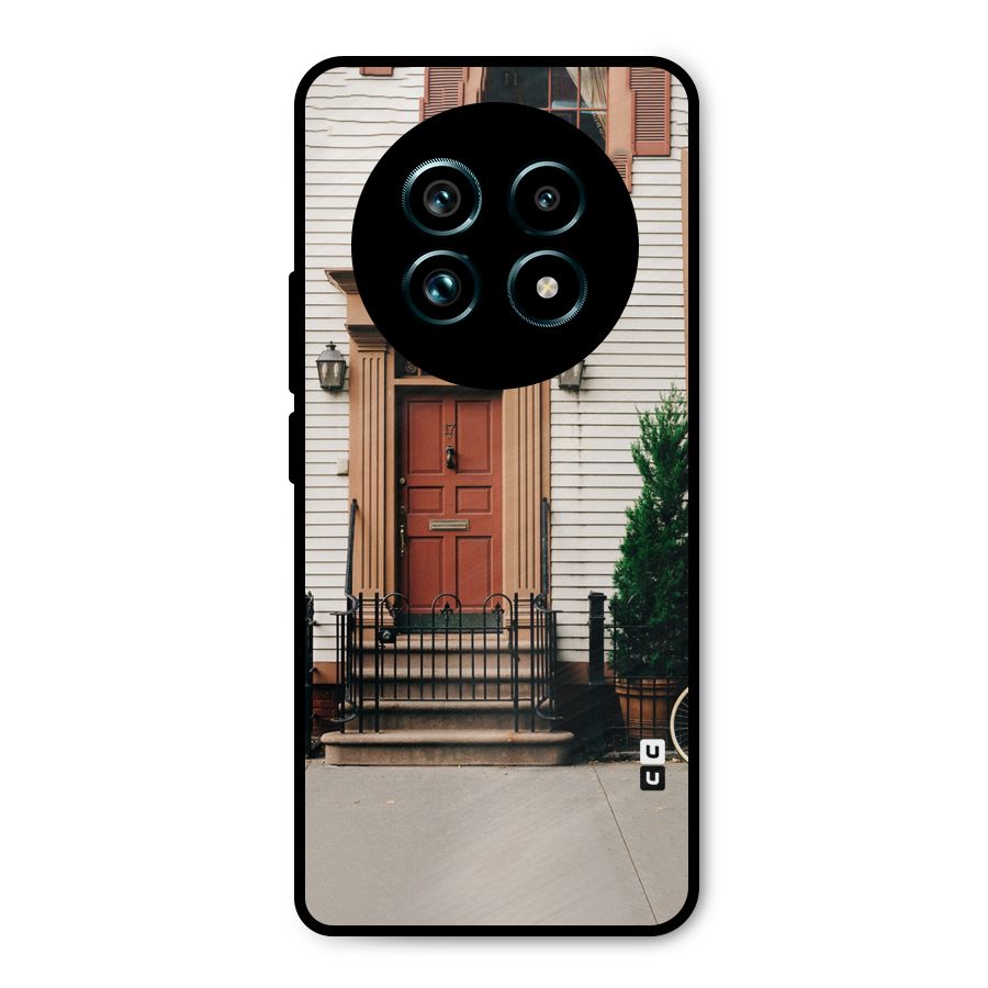 Pretty Orange Door Metal Back Case for Realme 13 Pro Plus