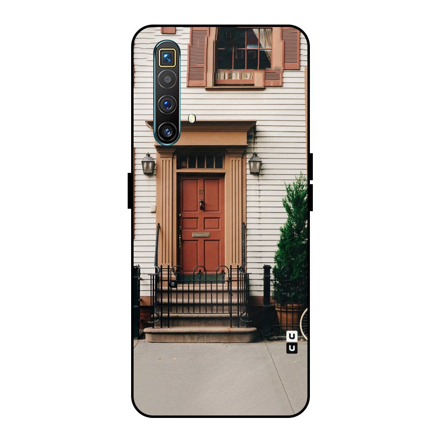Pretty Orange Door Metal Back Case for Realme X3 SuperZoom