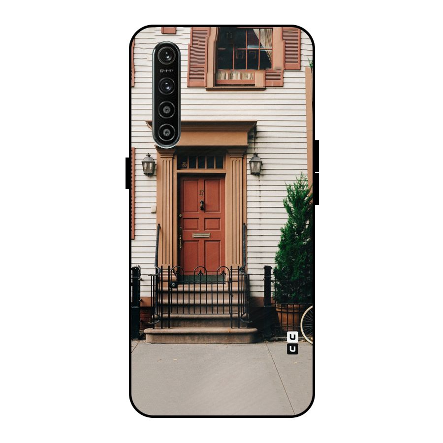 Pretty Orange Door Metal Back Case for Realme XT