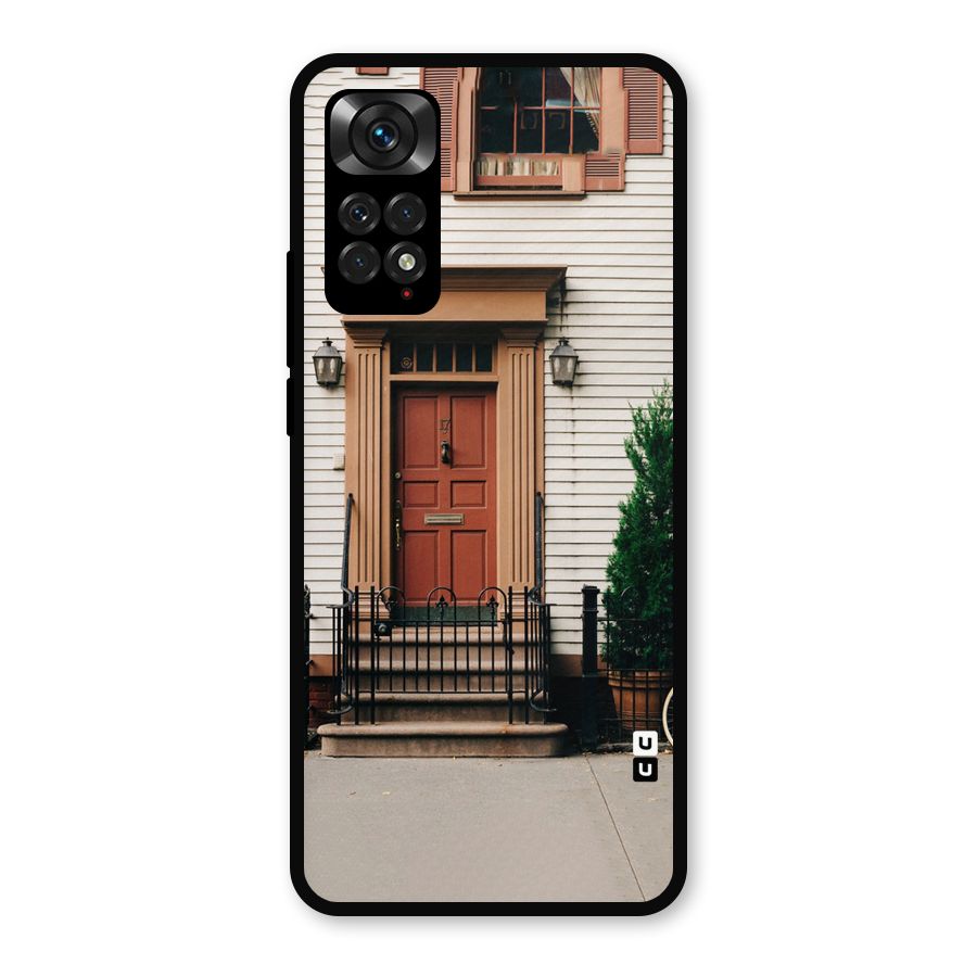 Pretty Orange Door Metal Back Case for Redmi Note 11s