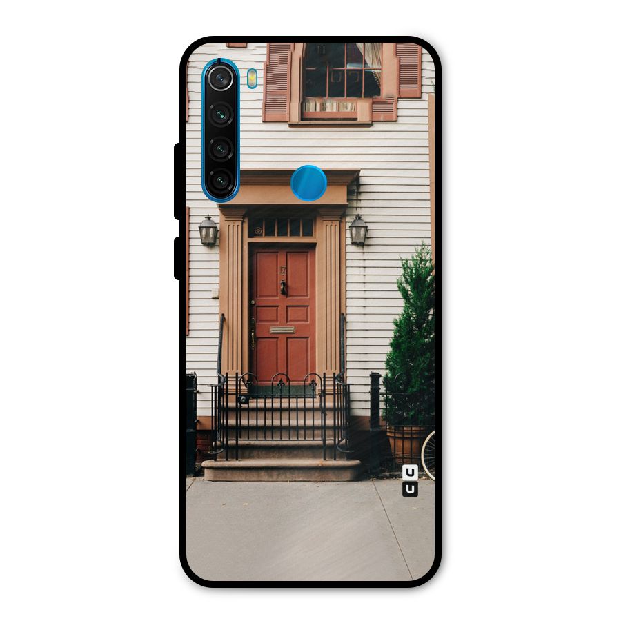 Pretty Orange Door Metal Back Case for Redmi Note 8