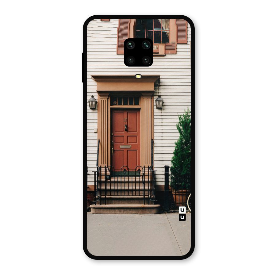 Pretty Orange Door Metal Back Case for Redmi Note 9 Pro Max