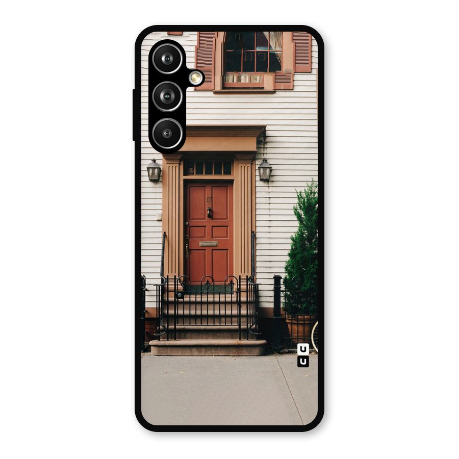 Pretty Orange Door Metal Back Case for Samsung Galaxy M54