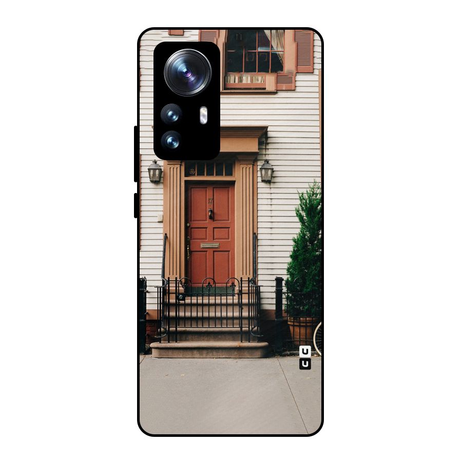 Pretty Orange Door Metal Back Case for Xiaomi 12 Pro