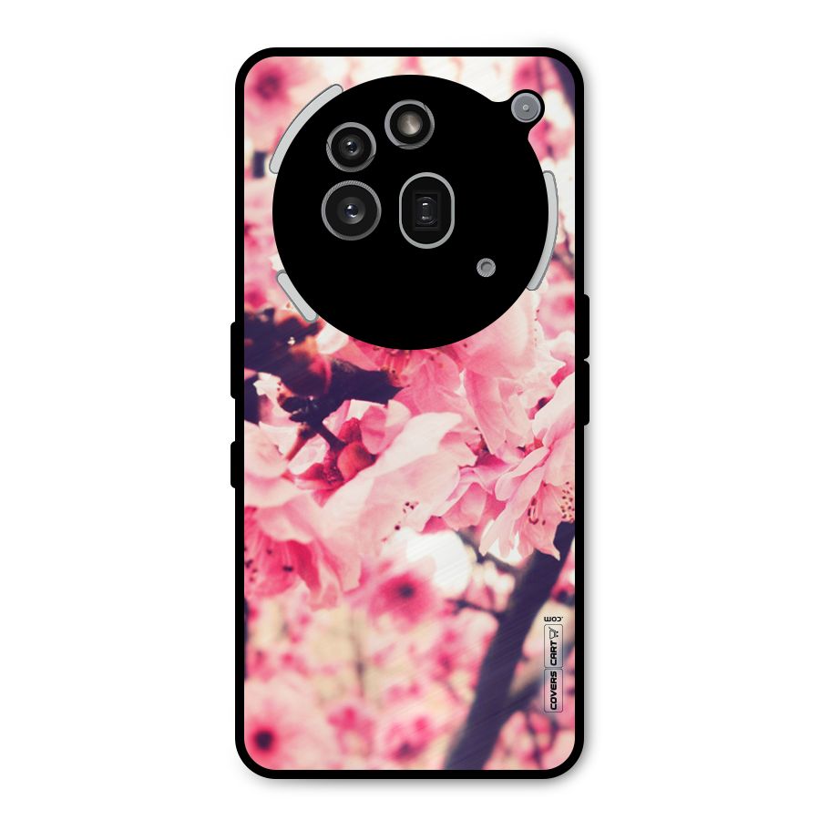 Pretty Pink Flowers Metal Back Case for Nothing Phone 3a Pro