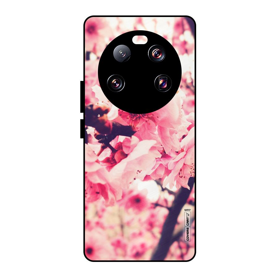 Pretty Pink Flowers Metal Back Case for Xiaomi 13 Ultra