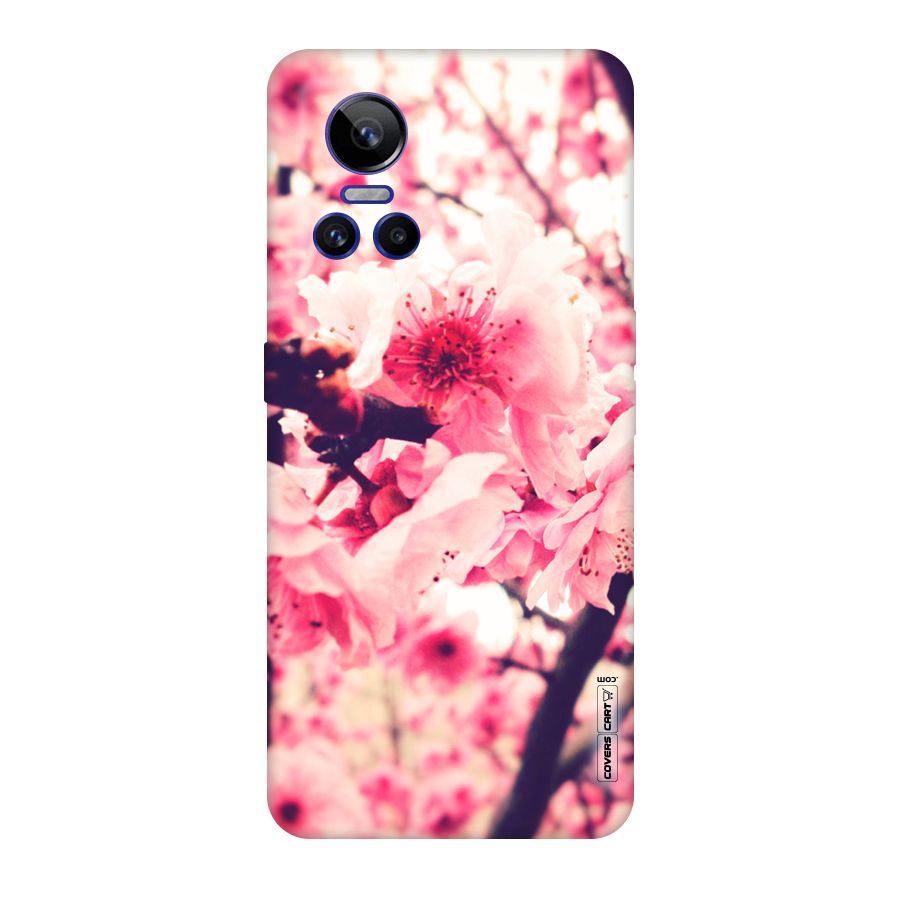 Pretty Pink Flowers Original Polycarbonate Back Case for Realme GT Neo 3