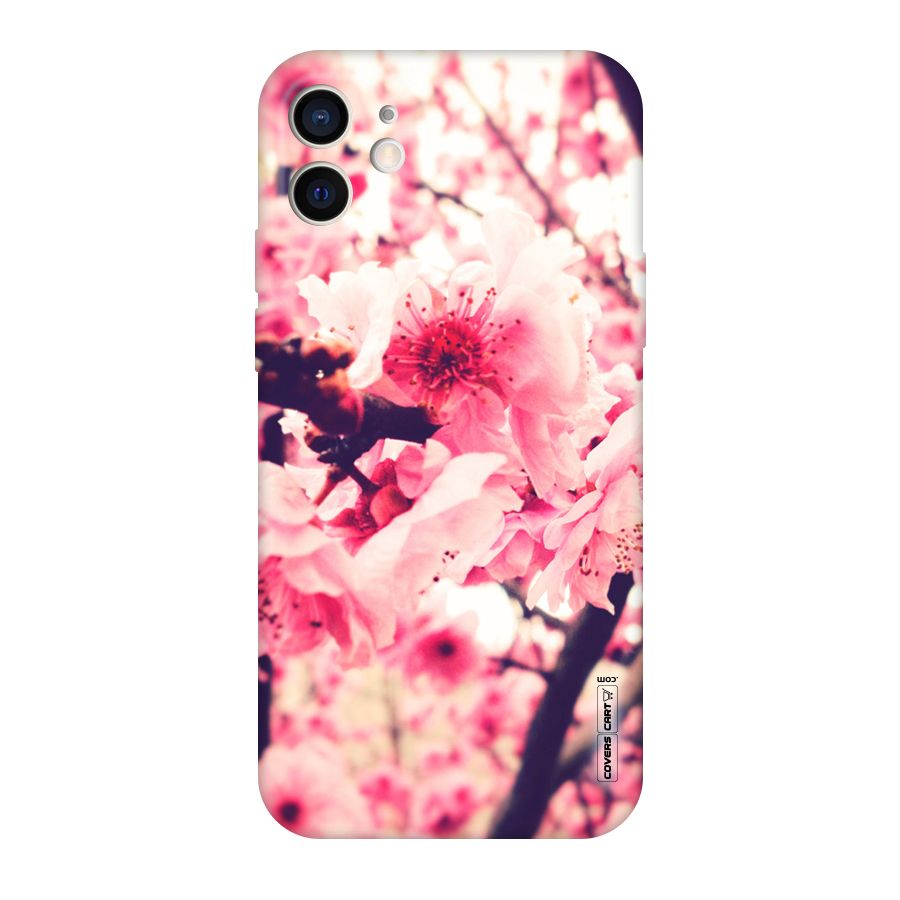 Pretty Pink Flowers Original Polycarbonate Back Case for iPhone 12