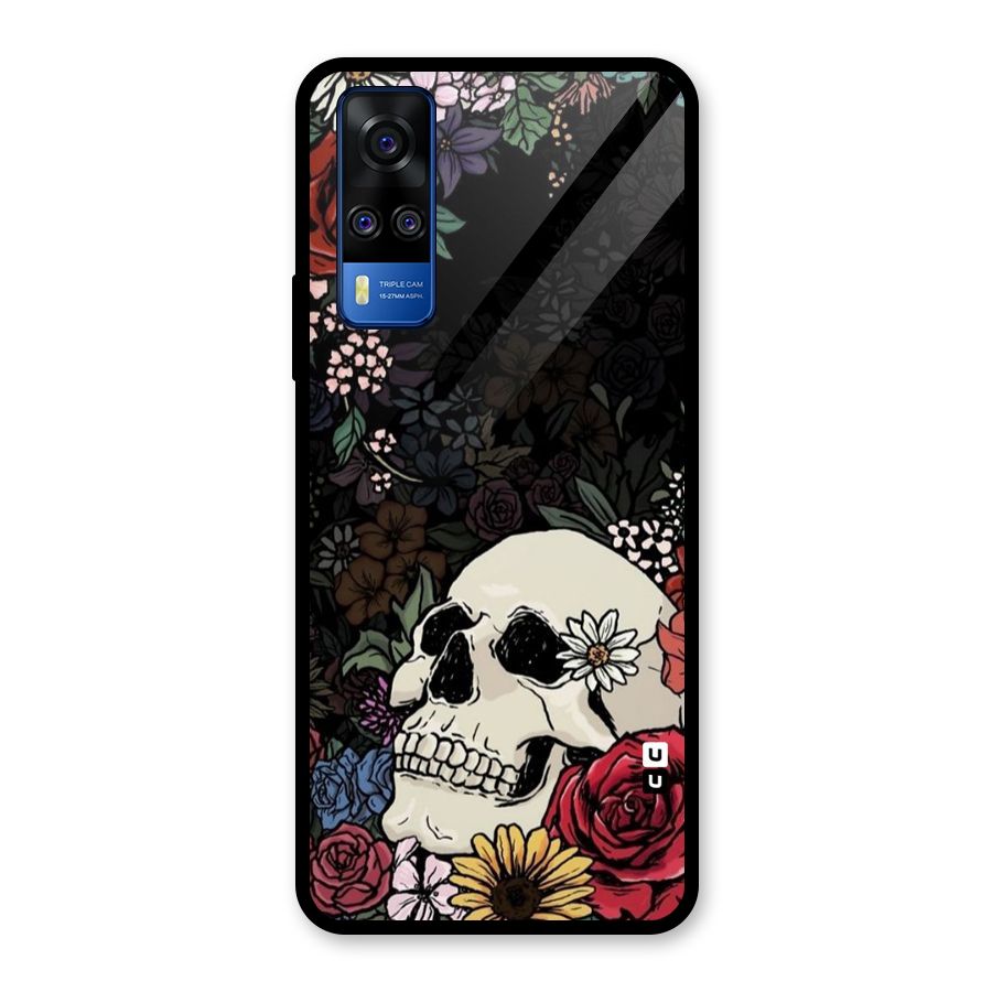 Pretty Skull Glass Back Case for Vivo Y31