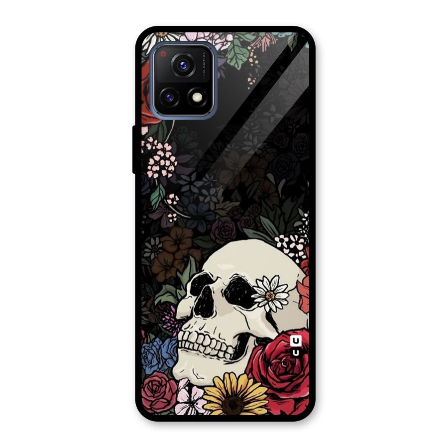 Pretty Skull Glass Back Case for Vivo Y72 5G