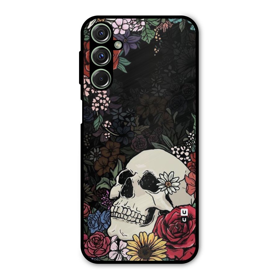 Pretty Skull Metal Back Case for Galaxy F34