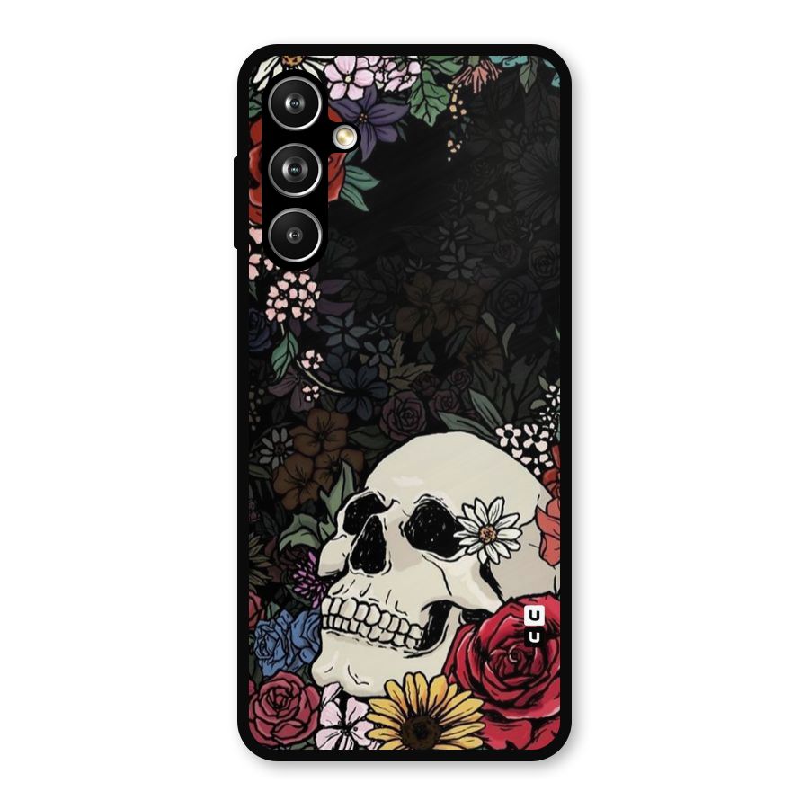 Pretty Skull Metal Back Case for Galaxy F54