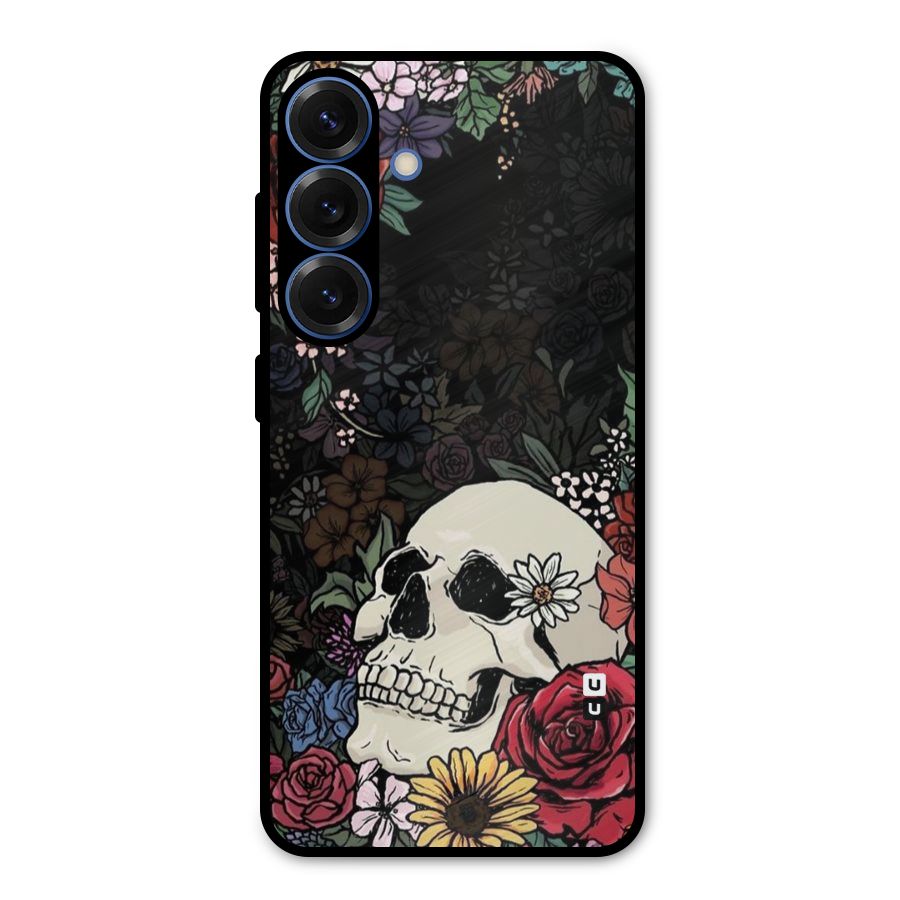 Pretty Skull Metal Back Case for Galaxy S25