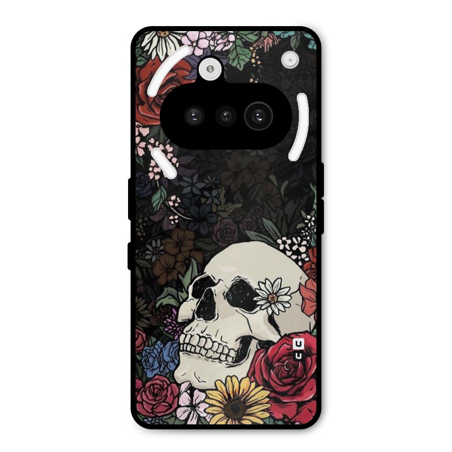 Pretty Skull Metal Back Case for Nothing Phone 3a