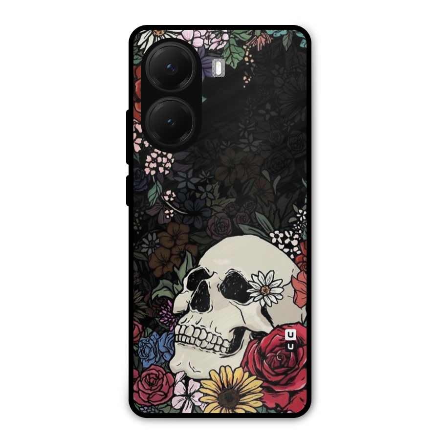 Pretty Skull Metal Back Case for Poco X7 Pro