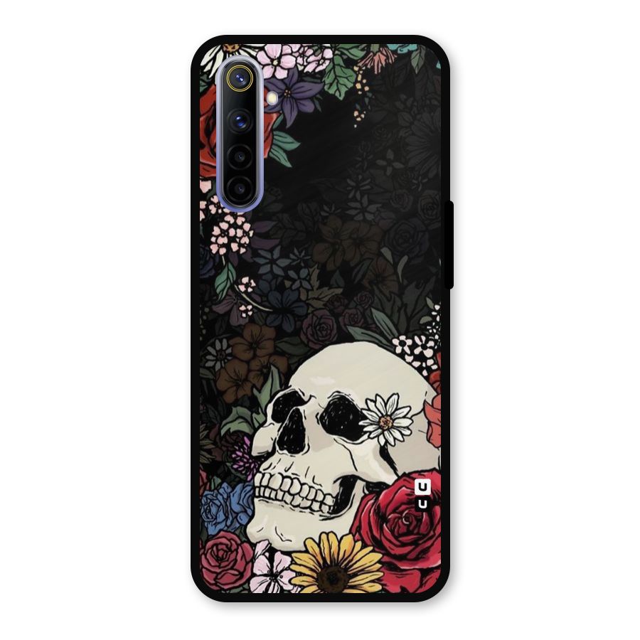 Pretty Skull Metal Back Case for Realme 6