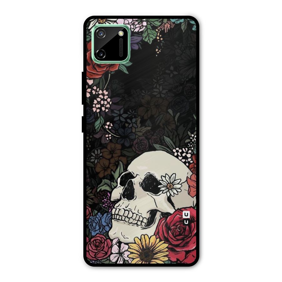 Pretty Skull Metal Back Case for Realme C11