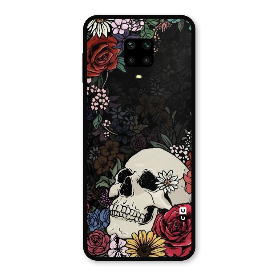 Pretty Skull Metal Back Case for Redmi Note 9 Pro
