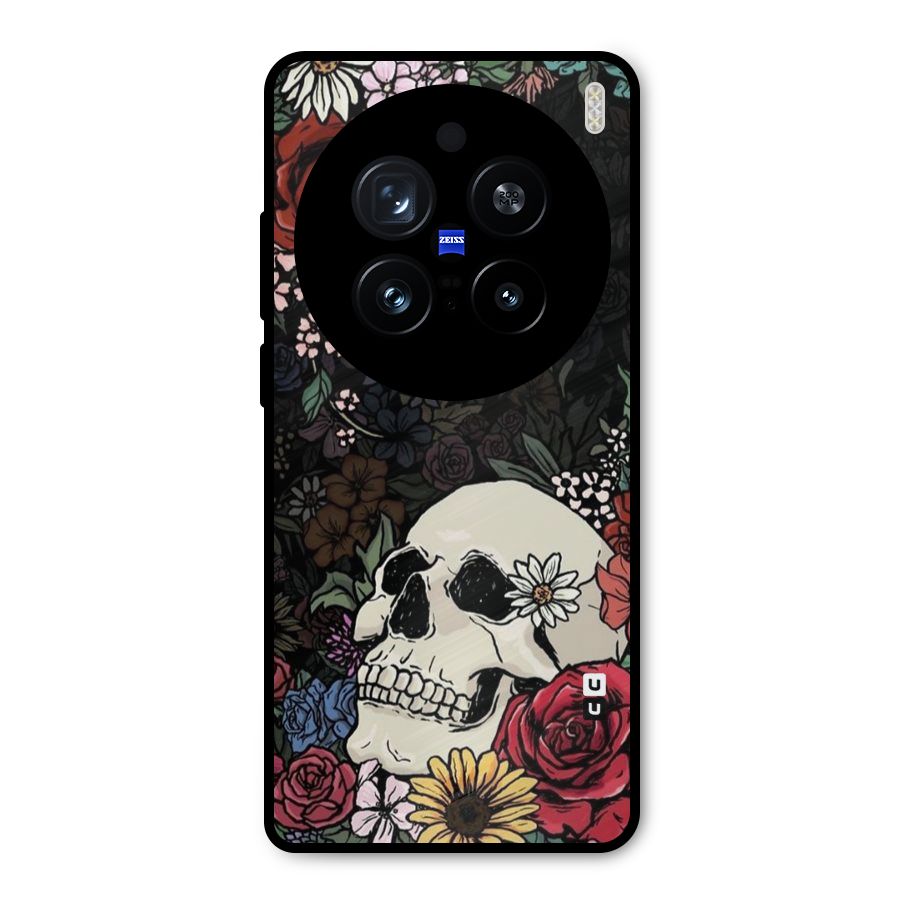Pretty Skull Metal Back Case for Vivo X200 Pro