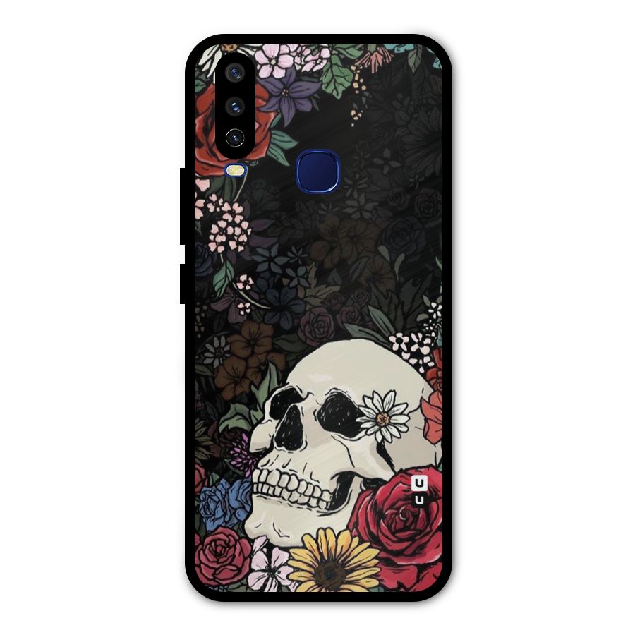 Pretty Skull Metal Back Case for Vivo Y15